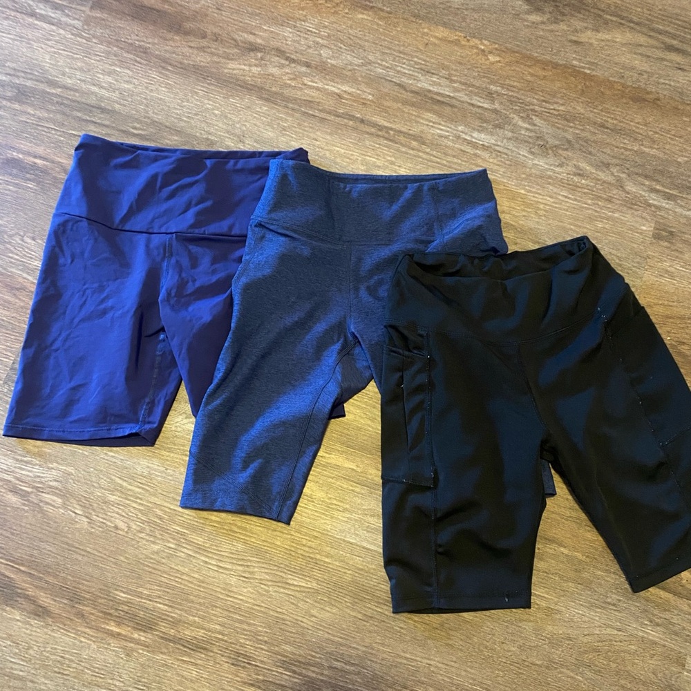 Outdoor Voices and Pheel Biker Shorts bundle